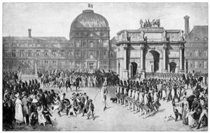 Un défilé militaire à Paris, France, 18e siècle - Unbekannt