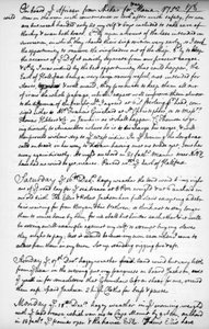 Une page du journal de John Newton, 1750-1754 1965 - Unbekannt