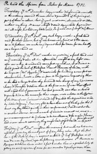 Une page du journal de John Newton, 1750-1754, 1965 - Unbekannt