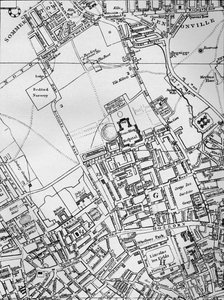 Plan de Holborn, St Giles et St Pancras, Londres, en 1800 - Unbekannt