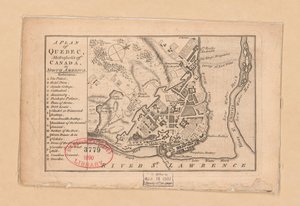 Plan de Québec, métropole du Canada en Amérique du Nord - Unbekannt