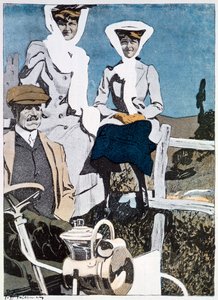 Une gravure du magazine allemand Simplicissimus, 10 juin 1907 - Unbekannt