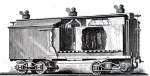 Un wagon réfrigéré