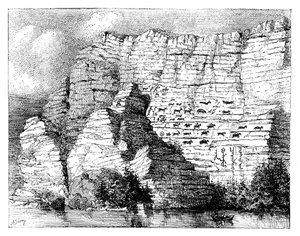 Inscription sur un rocher sur les rives de la rivière Ienisseï, 1895 - Unbekannt