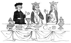 Un banquet royal, 13ème siècle, 1849 - Unbekannt