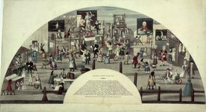 Une scène de la foire de Bartholomew, 18ème siècle - Unbekannt