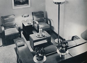 Une section du salon, 1936 - Unbekannt