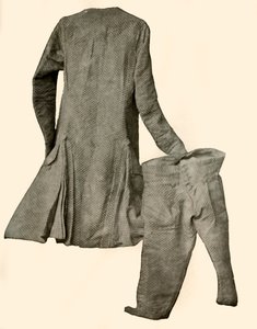 Un costume de velours, porté par Robert Livingston de Clermont Manor, New York, vers 1740, 1937 - Unbekannt