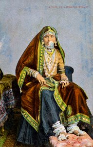 Un type de beauté Marwaree, Inde, début du 20ème siècle - Unbekannt