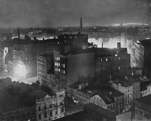 Vue de New York la nuit, 1915 - Unbekannt