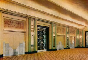 Vue de la nouvelle salle de bal de l