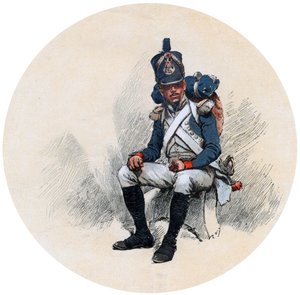 Un voltigeur, XIXe siècle - Unbekannt