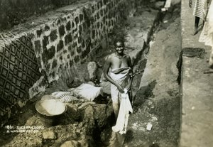 Une blanchisseuse, Sierra Leone - Unbekannt