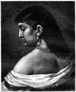 Une femme de Trastevere, Rome, Italie, 19e siècle - Unbekannt