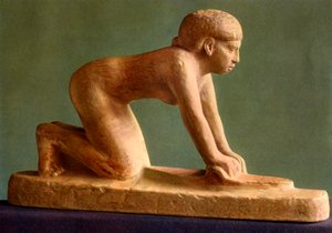Une femme moulant du maïs, vers 2650 av. J.-C., 1936 - Unbekannt