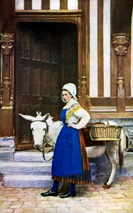 Une femme de Normandie, France, vers 1922 - Unbekannt