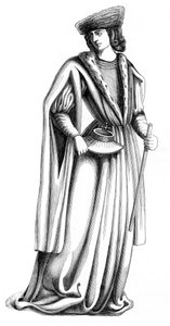 Jeune noble de la cour du roi Charles VIII de France, XVe siècle 1849 - Unbekannt