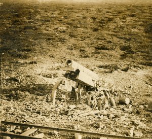 Canon abandonné de 155, vers 1914-1918 - Unbekannt