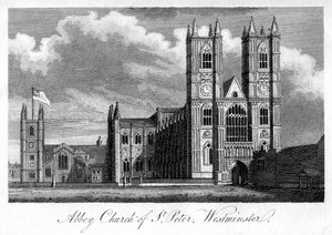 Église abbatiale de Saint-Pierre, Westminster, Londres, 1805 - Unbekannt