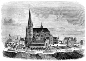 Abbaye de Saint-Denis, fin du 16e siècle, 1849