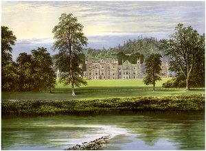 Abbotsford, Roxburghshire, Écosse, maison de la famille Scott, vers 1880
