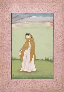 Abhisarika Nayika, une héroïne aspirant à son amant, vers 1790-1800 - Unbekannt