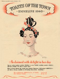 Acclamée avec délice en son temps, Toasts de la ville - Emmeline 1840, 1940 - Unbekannt