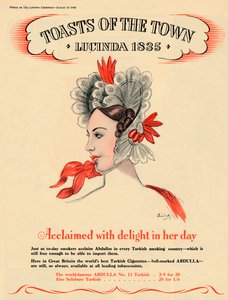 Acclamée avec délice en son temps, Toasts de la Ville - Lucinda 1835, 1940 - Unbekannt