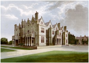 Acton Reynald Hall, Shropshire, maison du baronnet Corbet, vers 1880 - Unbekannt