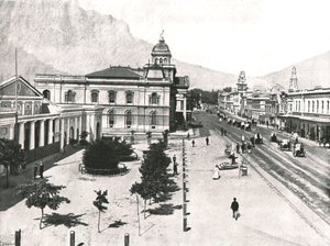 Rue Adderley, avec la Bourse commerciale et la Standard Bank, Le Cap, Afrique du Sud, 1895 - Unbekannt