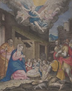 Adoration des bergers, 1575-1600 - Unbekannt