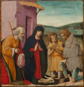 Adoration des bergers, c. 1480-1500 - Unbekannt