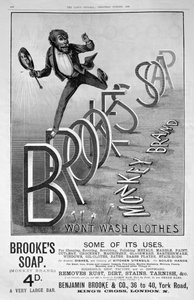 Publicité pour le savon Brookes Monkey Brand, 1889 - Unbekannt