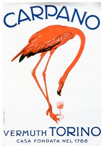 Publicité pour le vermouth Carpano - Unbekannt