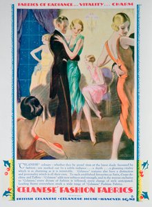 Publicité pour les tissus de mode Celanese, 1928 - Unbekannt