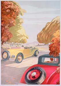 Publicité pour les pneus Dunlop, 1934 - Unbekannt