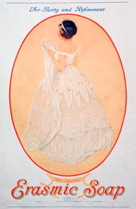 Publicité pour le savon Erasmic, 1920