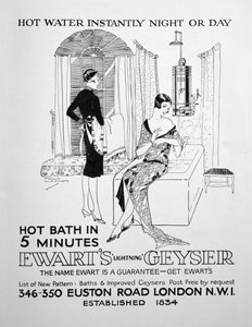 Publicité pour le Geyser d