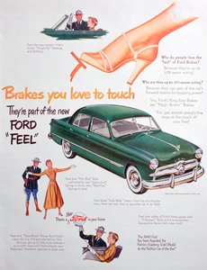 Publicité pour les voitures Ford, 1949 - Unbekannt