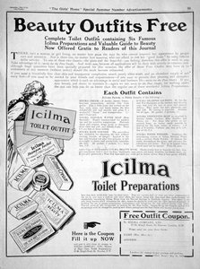 Publicité pour les préparations de toilette Icilma, 1913 - Unbekannt