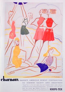 Publicité pour les maillots de bain Krepe-Tex, 1935 - Unbekannt