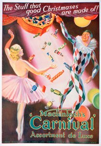 Publicité pour les assortiments de toffee de Mackintosh, 1935