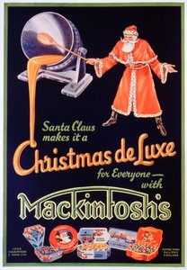 Publicité pour les toffees Mackintosh, 1934