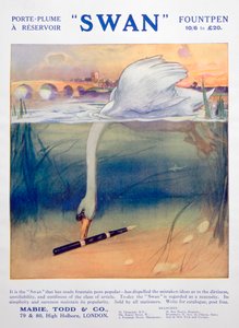Publicité pour les stylos-plume Swan, c1906 - Unbekannt