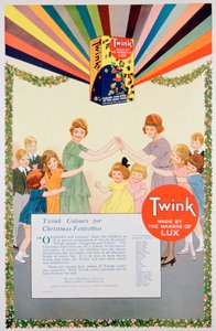 Publicité pour la teinture Twink, 1922 - Unbekannt