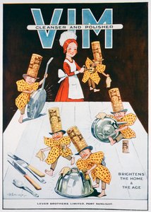 Publicité pour le nettoyant et polisseur Vim, 1919 - Unbekannt