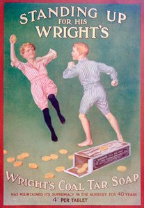 Publicité pour le savon au goudron de houille Wright, 1909 - Unbekannt