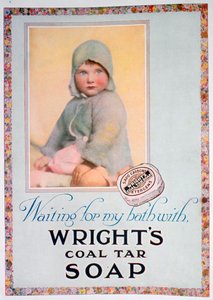 Publicité pour le savon au goudron de houille Wright, 1924 - Unbekannt