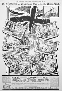 Publicité pour la Gramophone and Typewriter Co, 1906 - Unbekannt