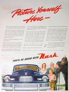 Publicité pour la voiture Nash 600, 1946 - Unbekannt